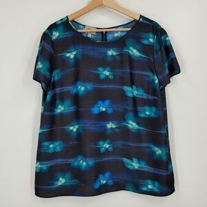 Armani Collezioni Printed Short Sleeve Top